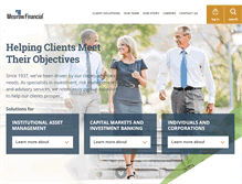 Tablet Screenshot of mesirowfinancial.com